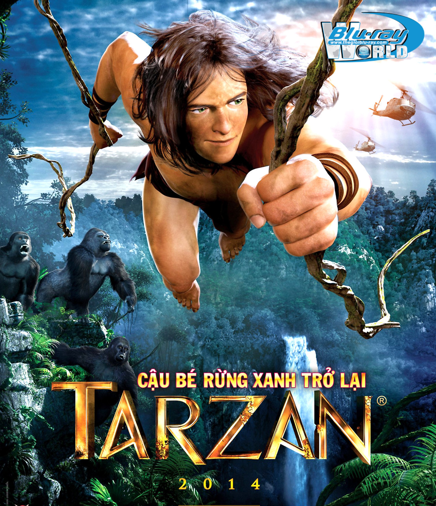 B1749. Tarzan - CẬU BÉ RỪNG XANH TRỞ LẠI 2D 25G (DTS-HD MA 5.1)